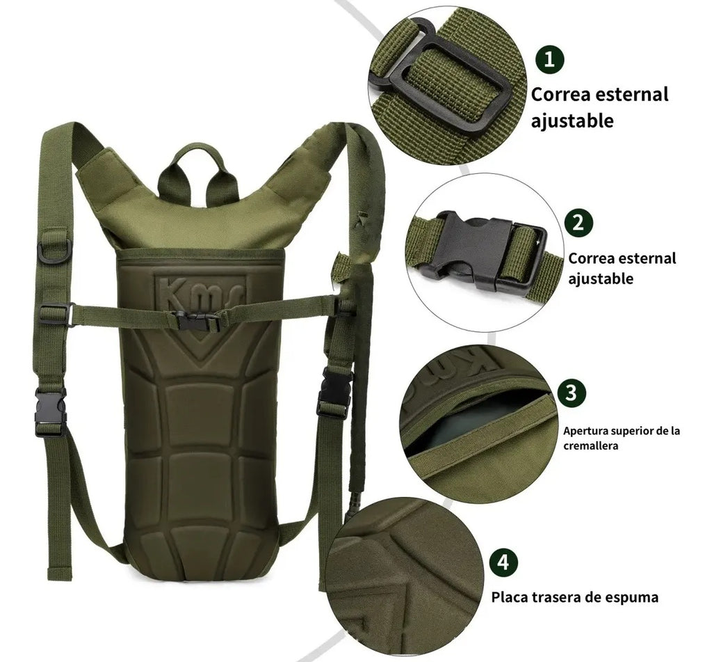 Mochila Terra Hidratacion Bolsa 3 Litros