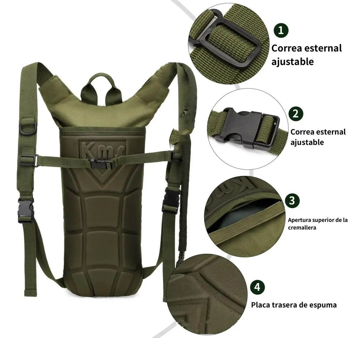 Mochila Terra Hidratacion Bolsa 3 Litros